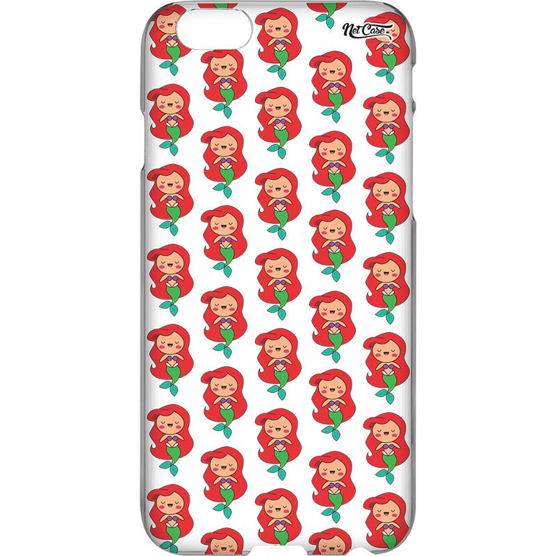 Capa Silicone NetCase Transparente Mini Sereias