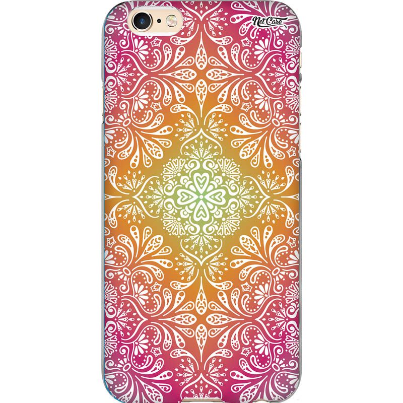 Capa Silicone NetCase Chapada Rainbow Aura Mandala