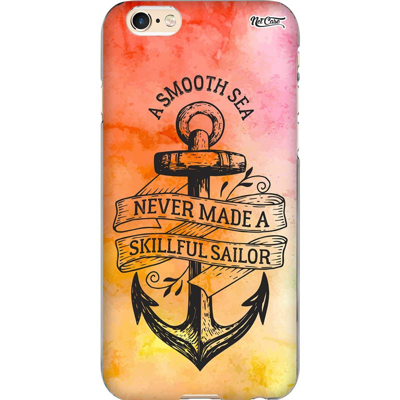 Capa Silicone NetCase Chapada ''A Smooth Sea Never Made a Skillful Sailor''