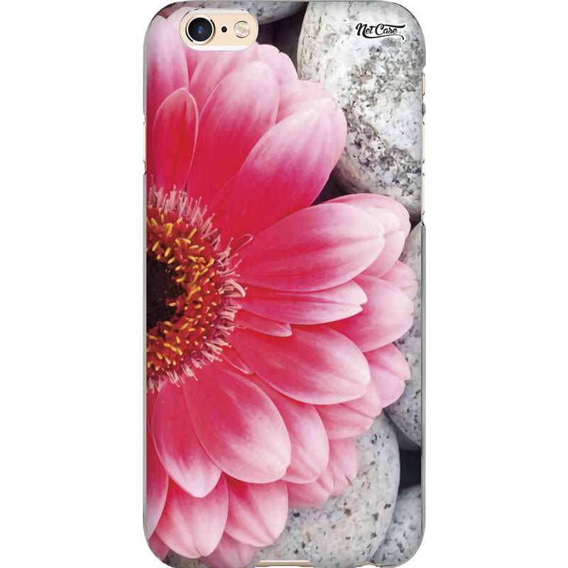 Capa Silicone NetCase Chapada Daisy Flower Pink