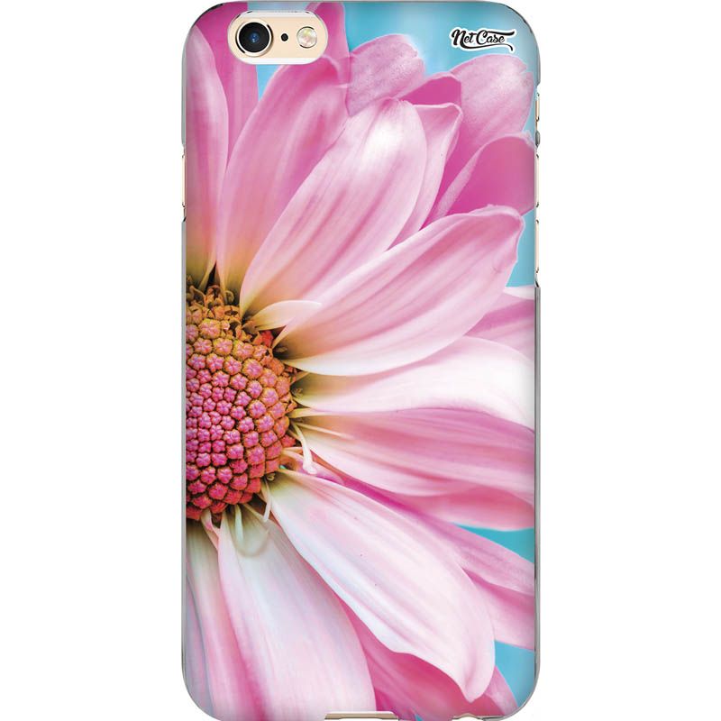 Capa Silicone NetCase Chapada Gérbera Flower Pink