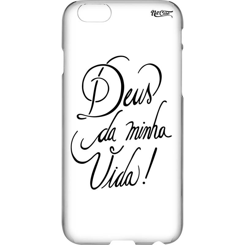 Capa Silicone NetCase Transparente Deus da Minha Vida!