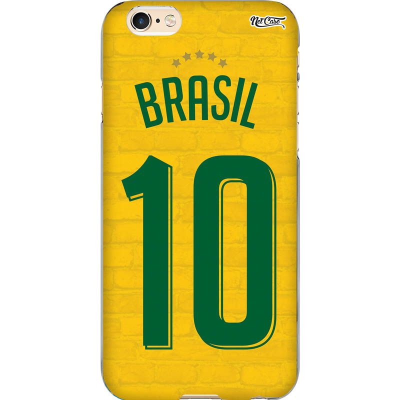 Capa Silicone NetCase Chapada Brasil Camisa 10 Walls