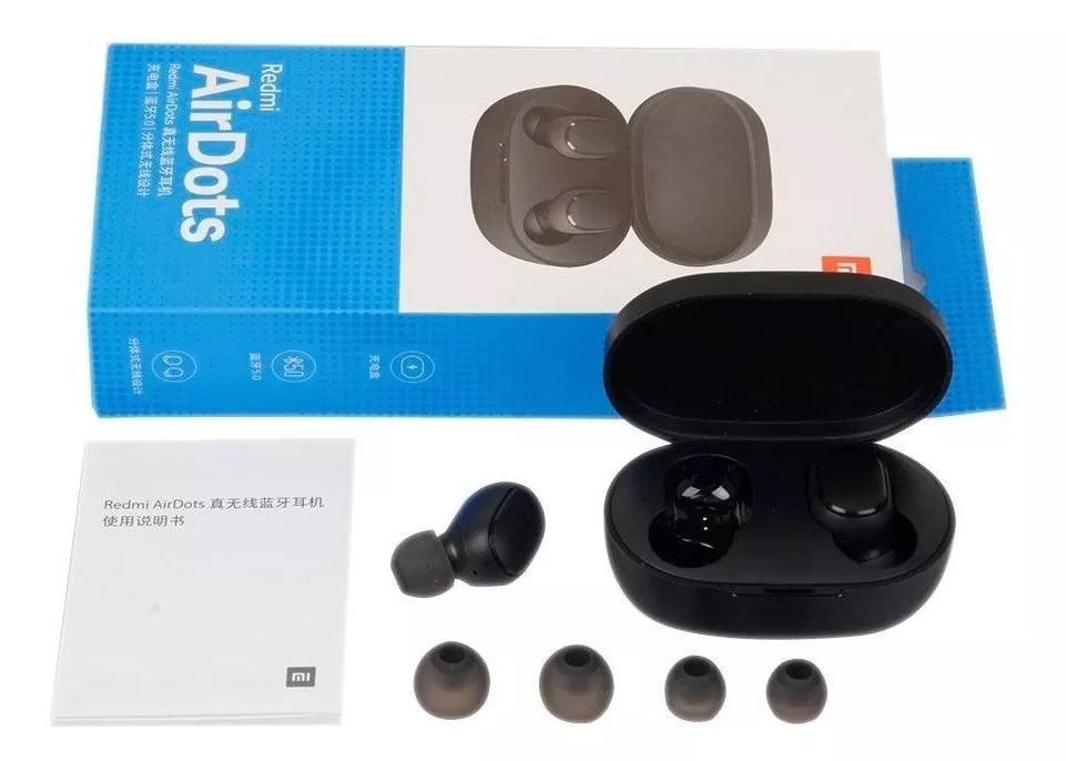 Fone de Ouvido Sem Fio Bluetooth Redmi Airdots - Preto