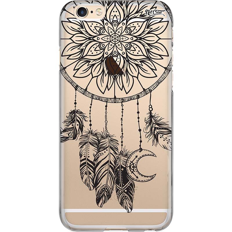 Capa Silicone NetCase Transparente Filtro Flor 