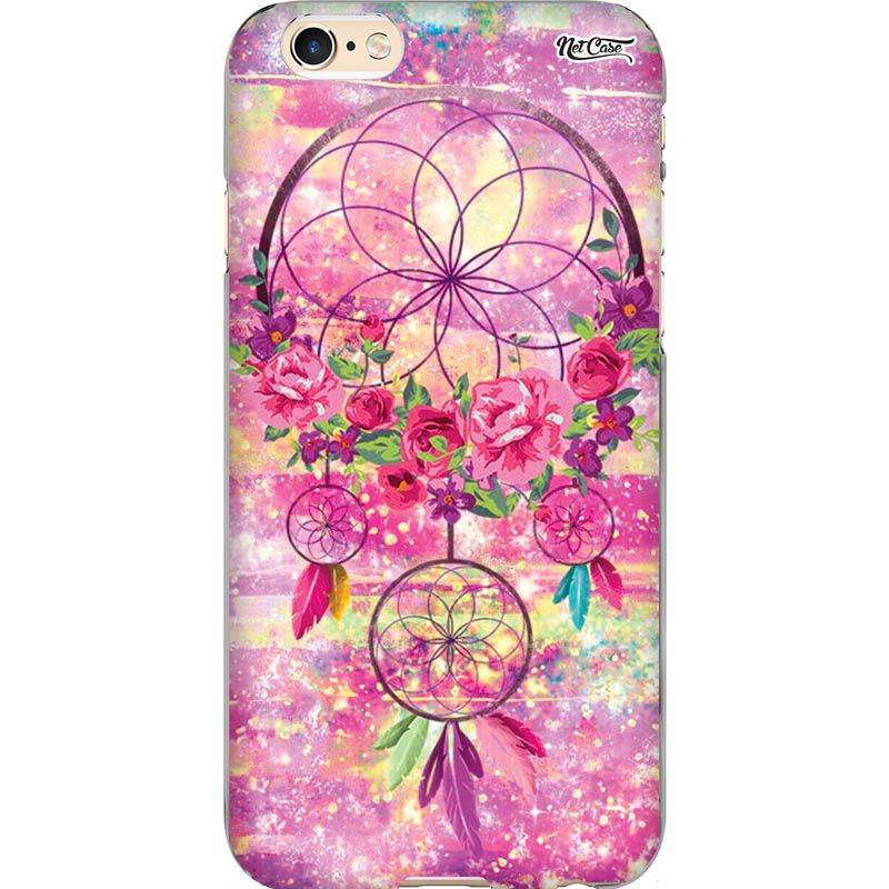 Capa Silicone NetCase Chapada Filtro de Sonhos Floral