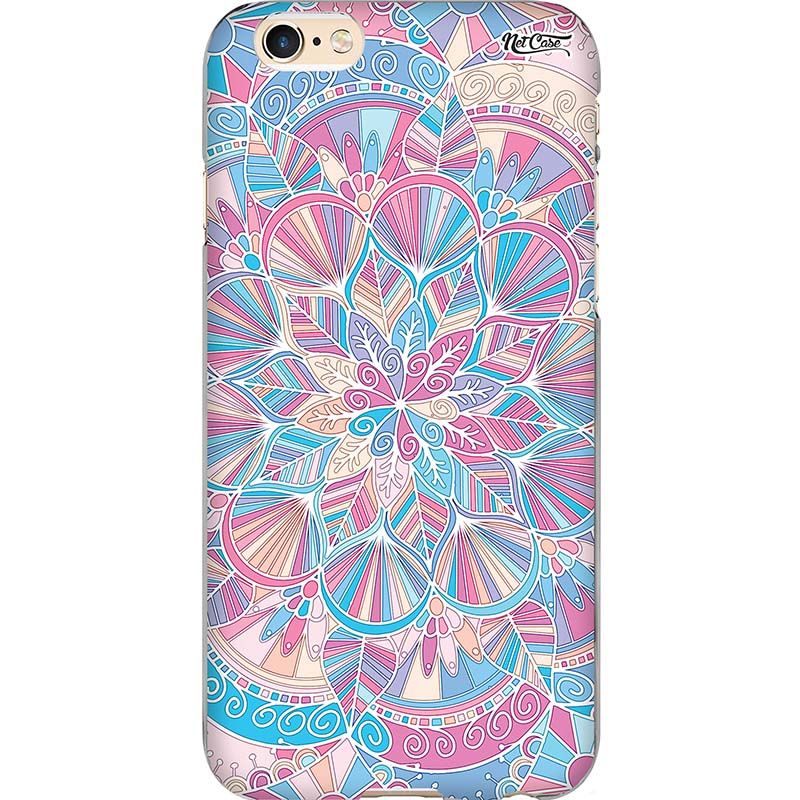 Capa Silicone NetCase Chapada Lotus Flower Blue and Rose