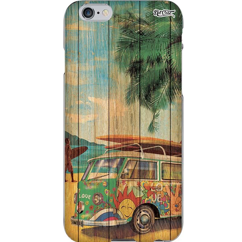 Capa Silicone NetCase Chapada Madeira Kombi Summer