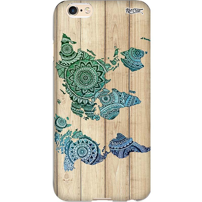 Capa Silicone NetCase Chapada Madeira Mandala Pieces