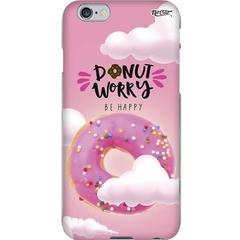 Capa Silicone NetCase Chapada Donut Worry, Be Happy
