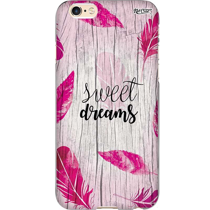 Capa Silicone NetCase Chapada Madeira Penas Sweet Dreams