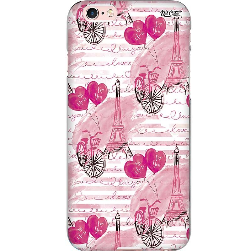 Capa Silicone NetCase Chapada Paris: Love Letter