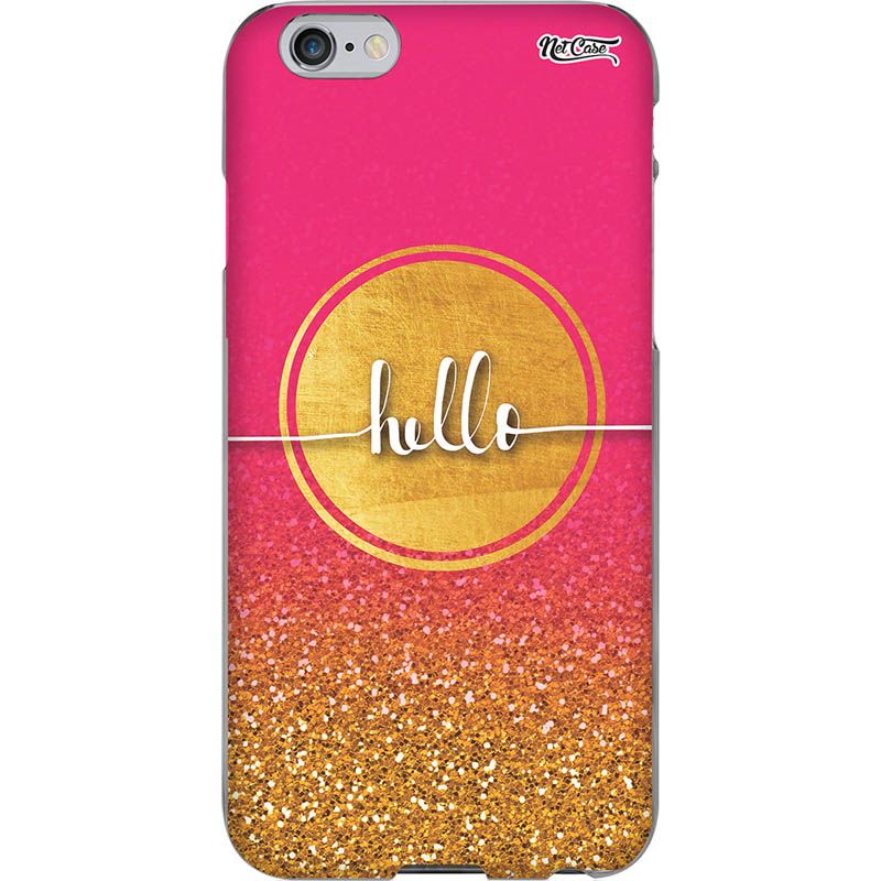 Capa Silicone NetCase Chapada Hello Degradê