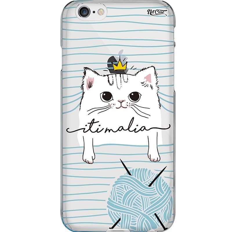 Capa Silicone NetCase Transparente Cat Iti Malia