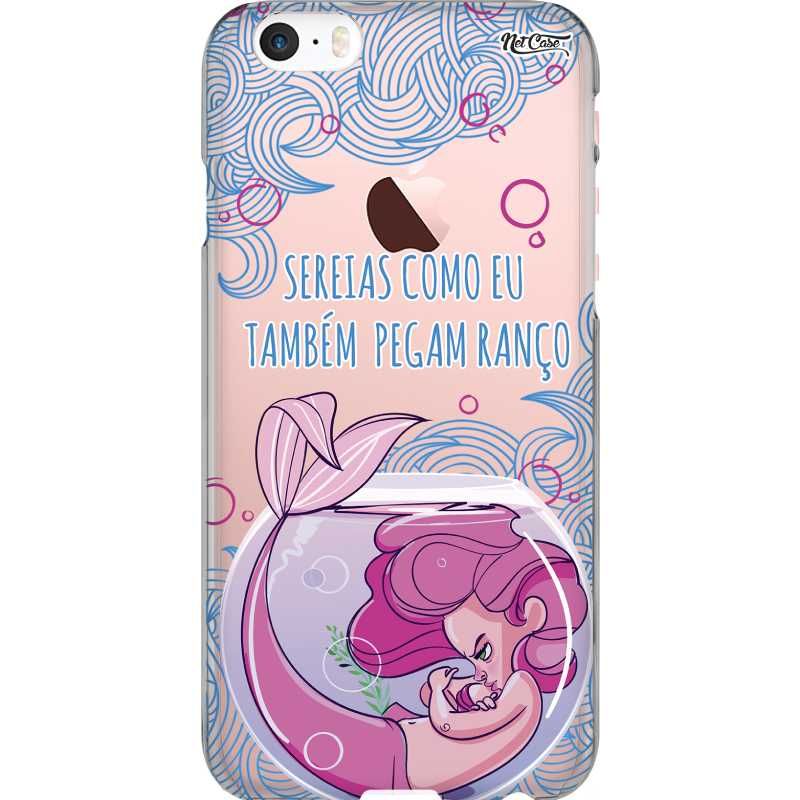 Capa Silicone NetCase Transparente ''Sereias Como Eu...''