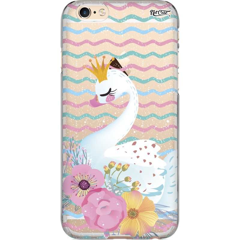 Capa Silicone NetCase Transparente Swan Queen