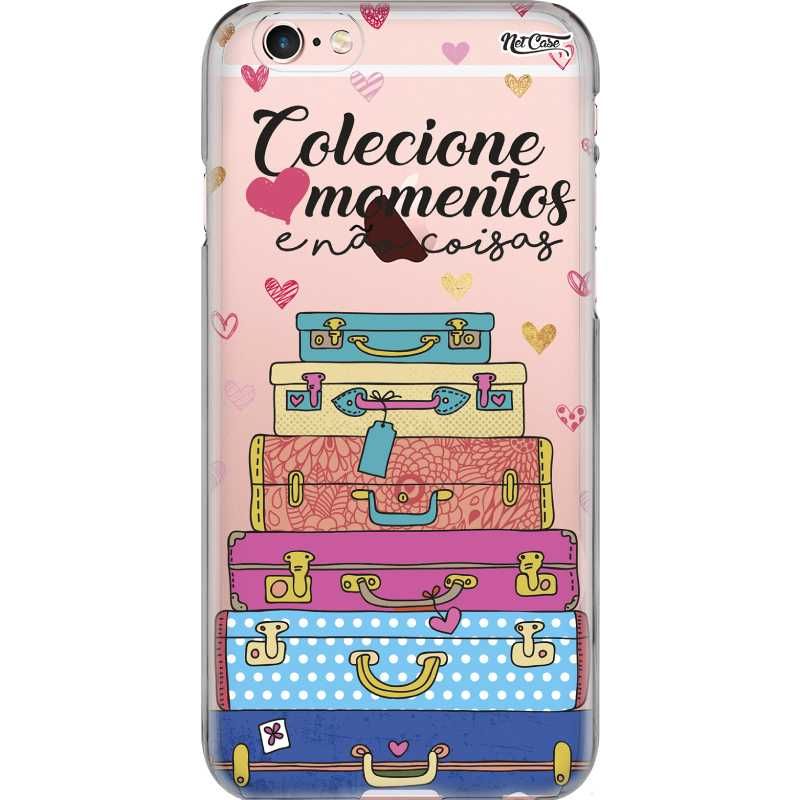 Capa Silicone NetCase Transparente Bags: Colecione Momentos e Não Coisas