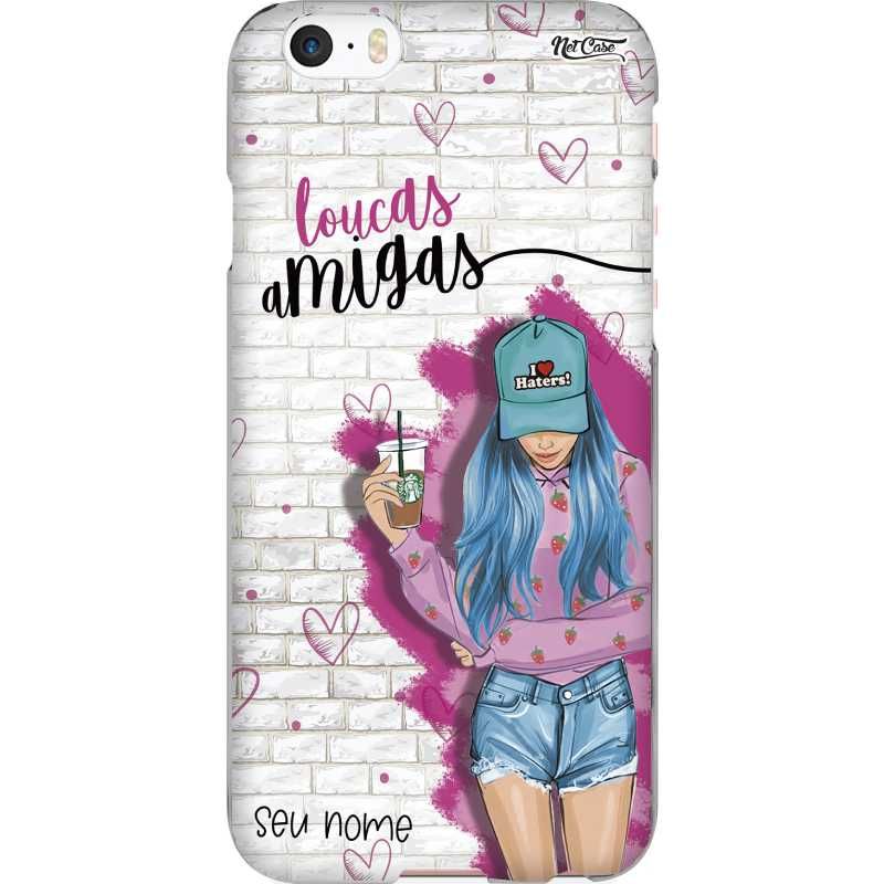 Capa Silicone NetCase Chapada Nome Loucas Amigas