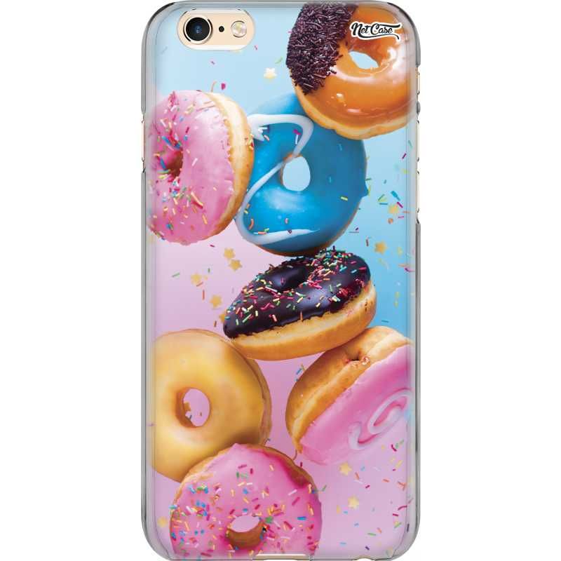 Capa Silicone NetCase Chapada Donuts Coloridos 3D