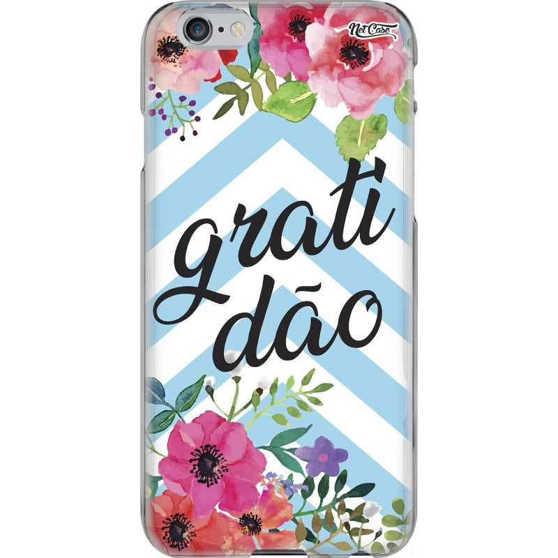 Capa Silicone NetCase Chapada Floral Gratidão