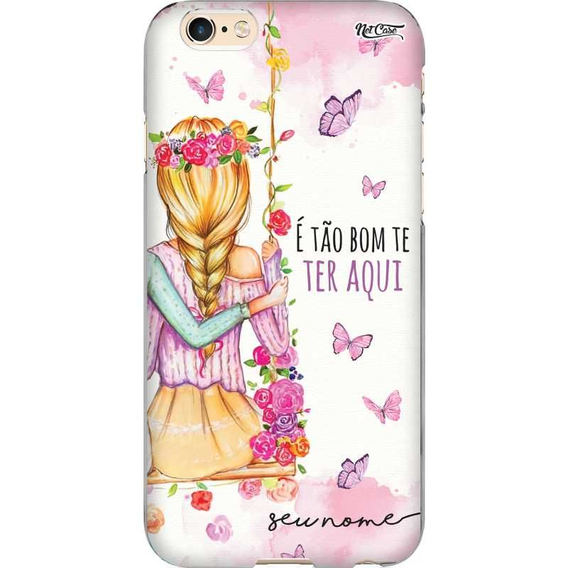 Capa Silicone NetCase Chapada Amigas - É Tão Bom te Ter Aqui