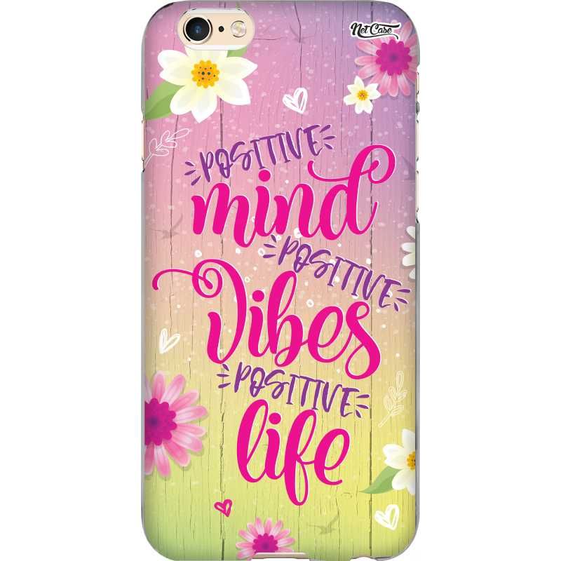 Capa Silicone NetCase Chapada Positive Mind, Vibes, Life