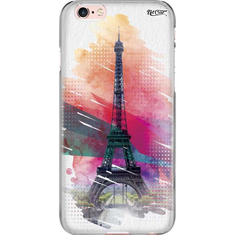 Capa Silicone NetCase Chapada Torre Eiffel Colors