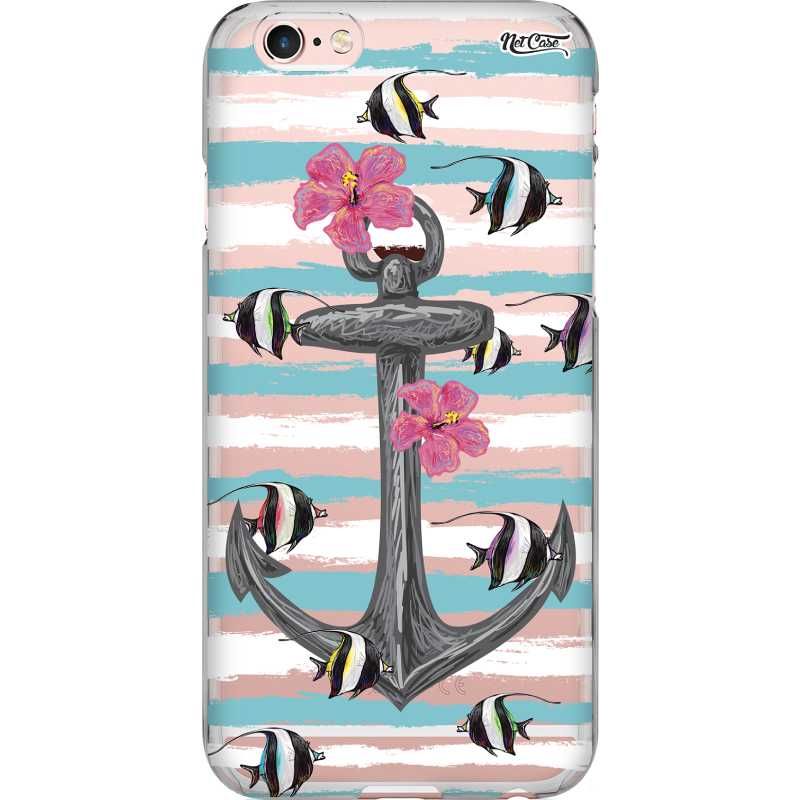 Capa Silicone NetCase Chapada Âncora Peixinhos