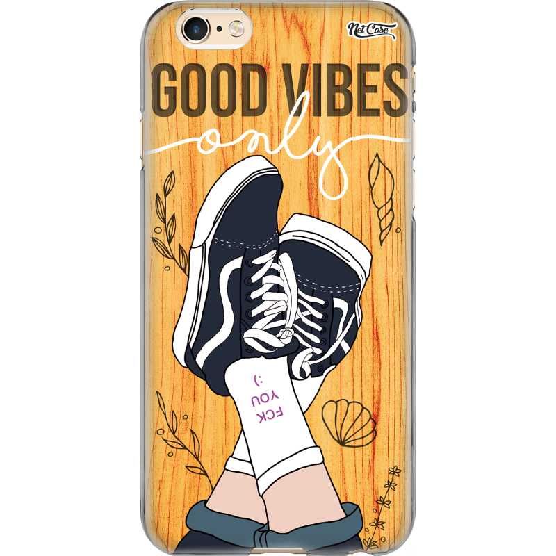 Capa Silicone NetCase Chapada Madeira Good Vibes: FCK You :)