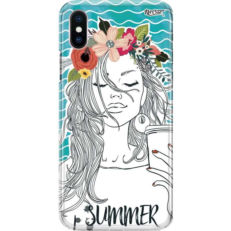 Capa Silicone NetCase Chapada Flower Girl Summer