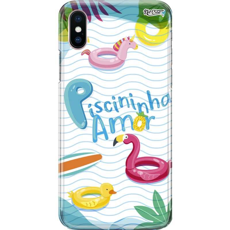 Capa Silicone NetCase Chapada Verão ''Piscininha Amor''