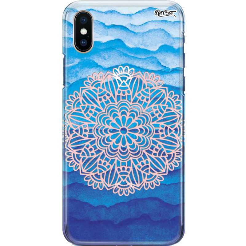 Capa Silicone NetCase Chapada Mandala Renda Ondas do Mar