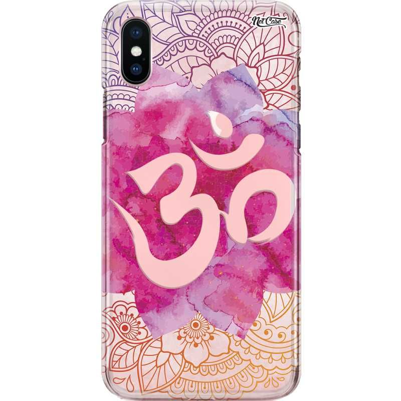 Capa Silicone NetCase Transparente Mandala Ideograma