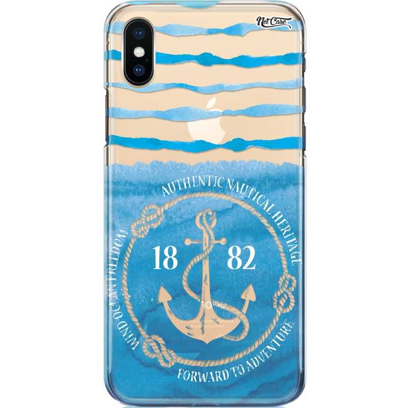 Capa Silicone NetCase Transparente Authentic Nautical Heritage 1882