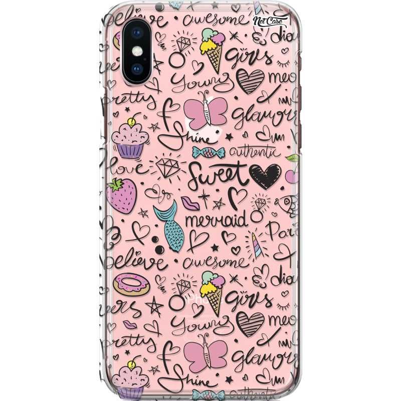 Capa Silicone NetCase Transparente Sweet Shine