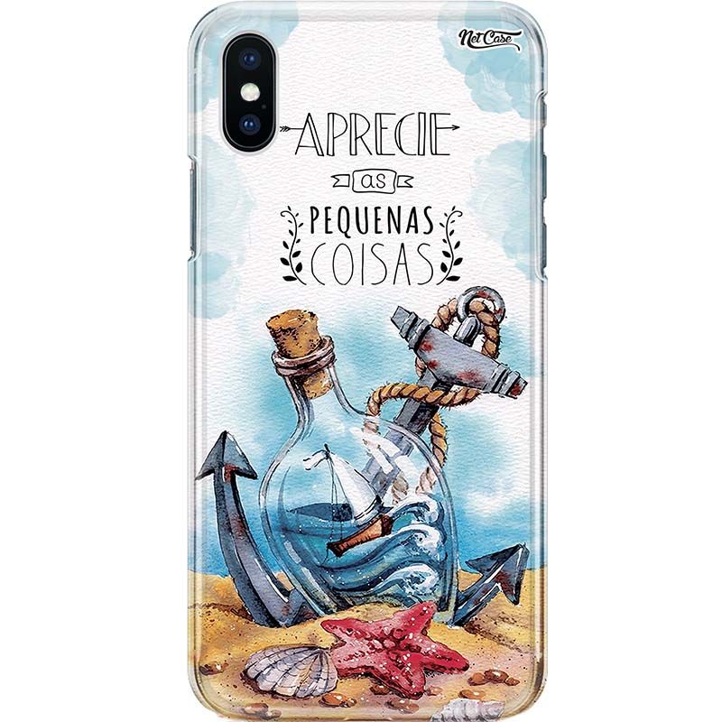 Capa Silicone NetCase Chapada 'Aprecie as Pequenas Coisas'