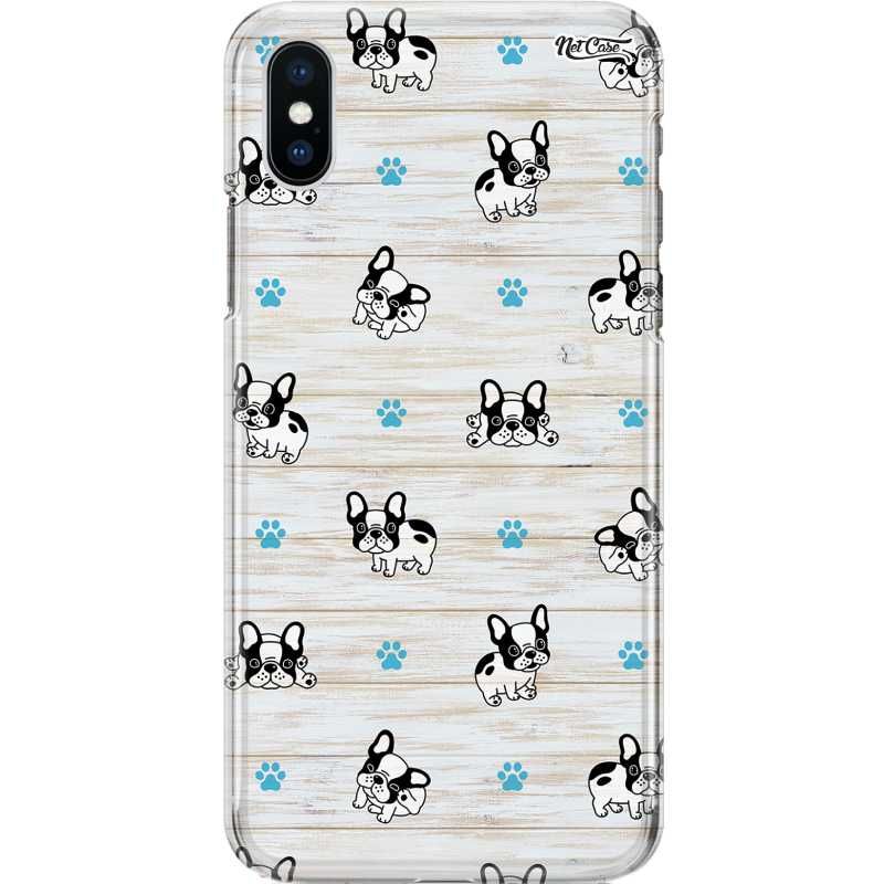 Capa Silicone NetCase Chapada Madeira Mini Buldogue Francês