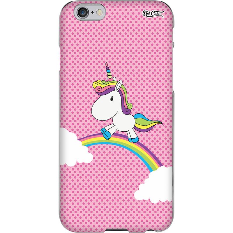 Capa Silicone NetCase Chapada Unicórnio Poás Rosa