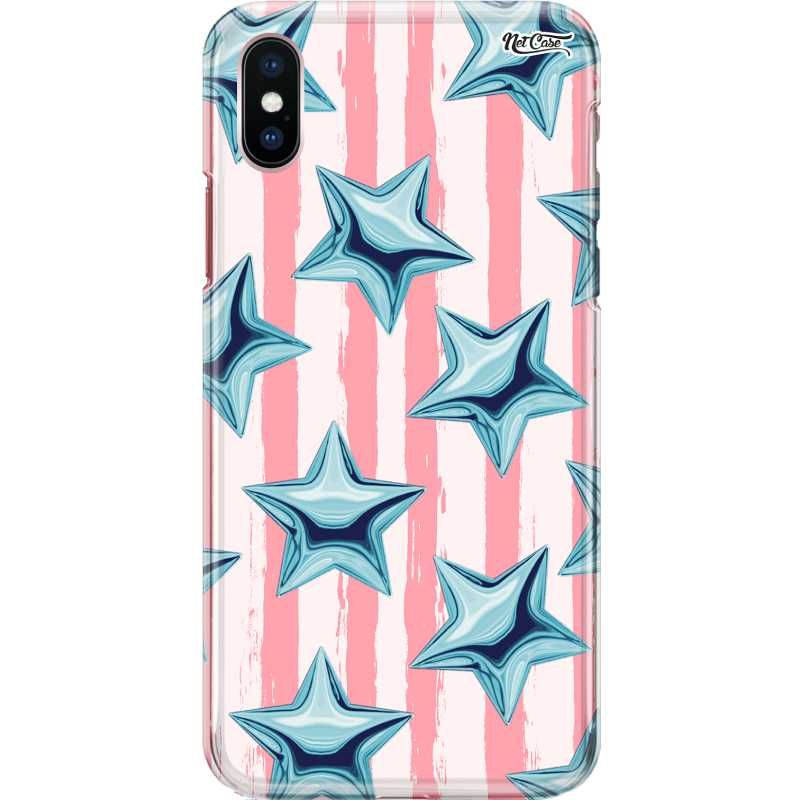 Capa Silicone NetCase Chapada Blue Stars Balloons