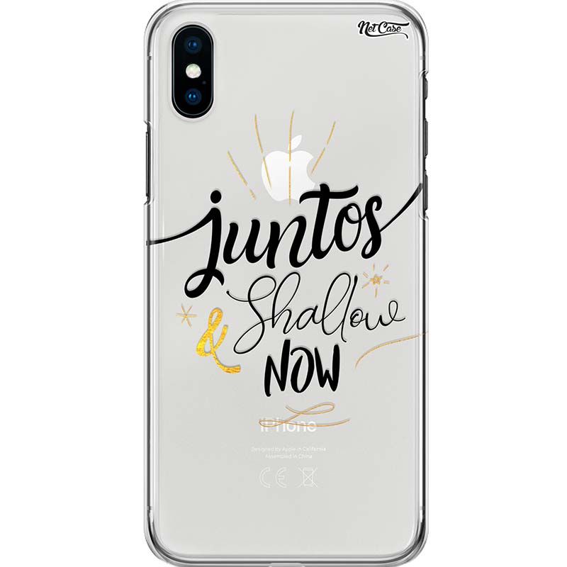 Capa Silicone NetCase Transparente Juntos & Shallow Now