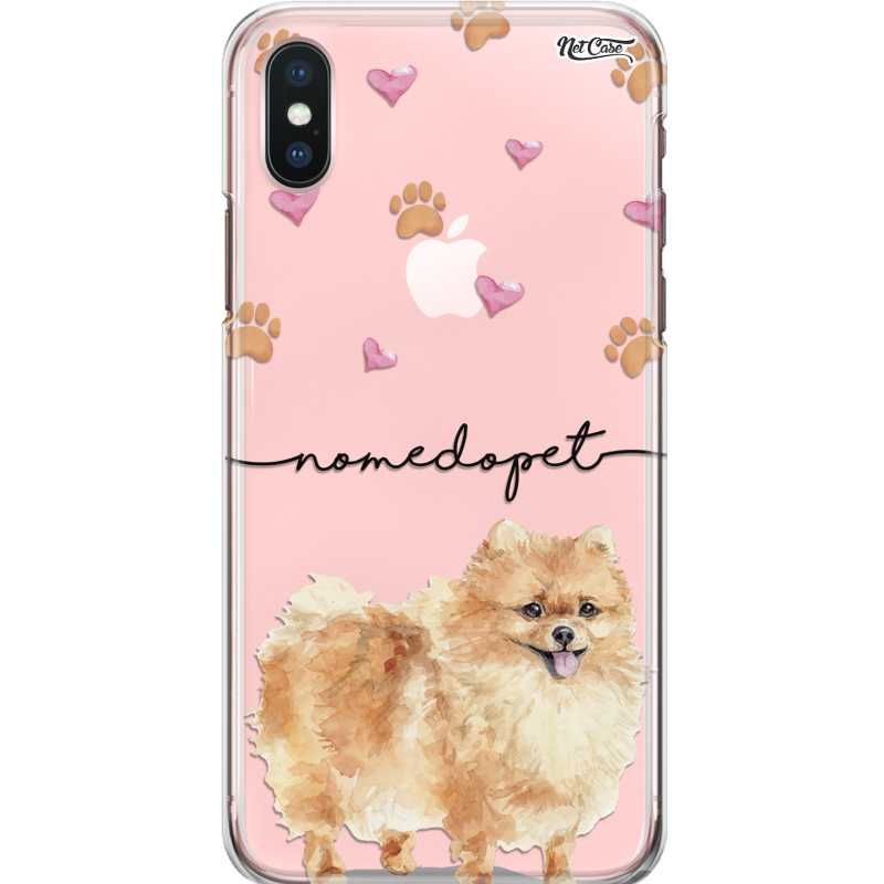Capa Silicone NetCase Transparente Nome Lulu da Pomerânia