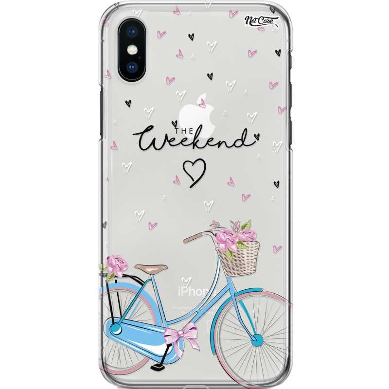 Capa Silicone NetCase Transparente Gift Bike: The Weekend
