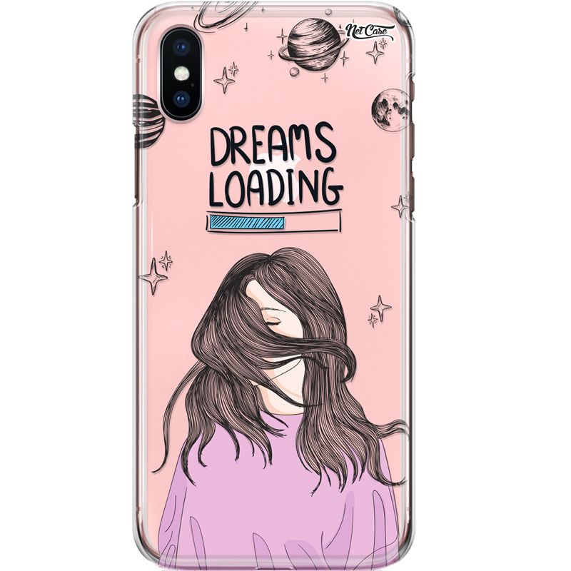 Capa Silicone NetCase Transparente Girl: Dreams Loading