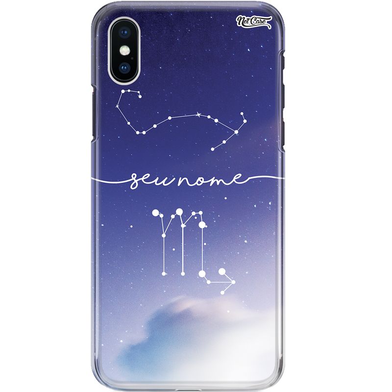 Capa Silicone NetCase Chapada Nome Signo Escorpião