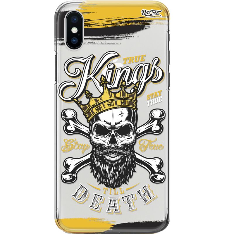 Capa Silicone NetCase Transparente True Kings Till Death