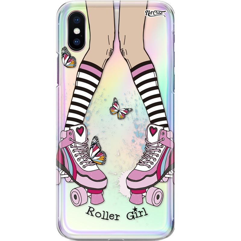 Capa Silicone NetCase Holográfica Roller Girl