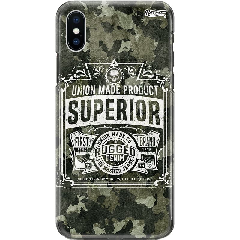 Capa Silicone NetCase Chapada Camuflada Union Made Product Superior