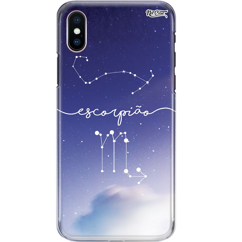 Capa Silicone NetCase Chapada Signo Escorpião