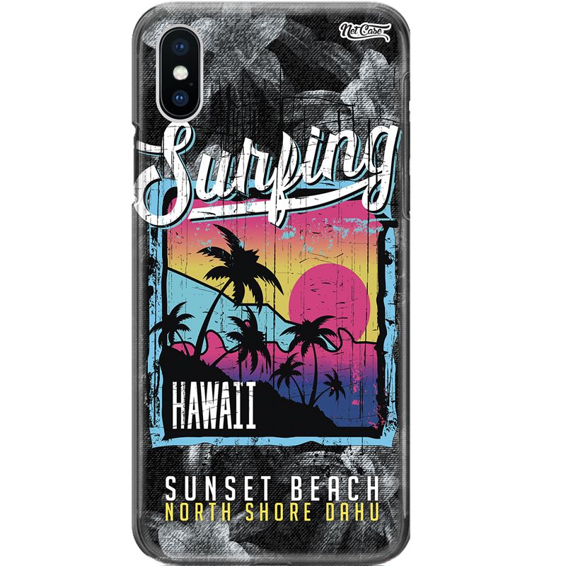 Capa Silicone NetCase Chapada Surfing Sunset Beach