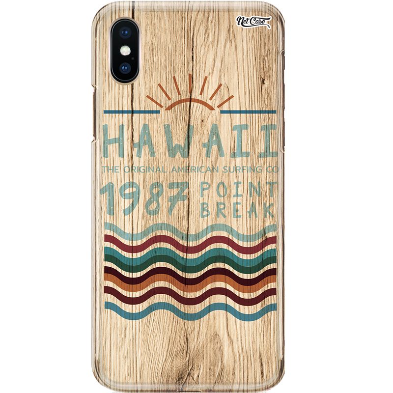 Capa Silicone NetCase Chapada Madeira Hawaii Point Break